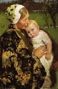 Gari-Julius Melchers Motherhood oil painting reproduction